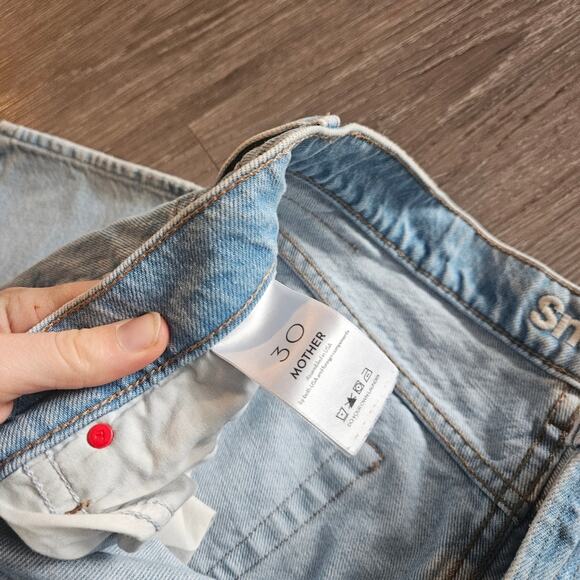 Snacks By Mother The Fun Dip Puddle Lots Of Nibbles Wide Leg Jean Women's 30 - Picture 3 of 10